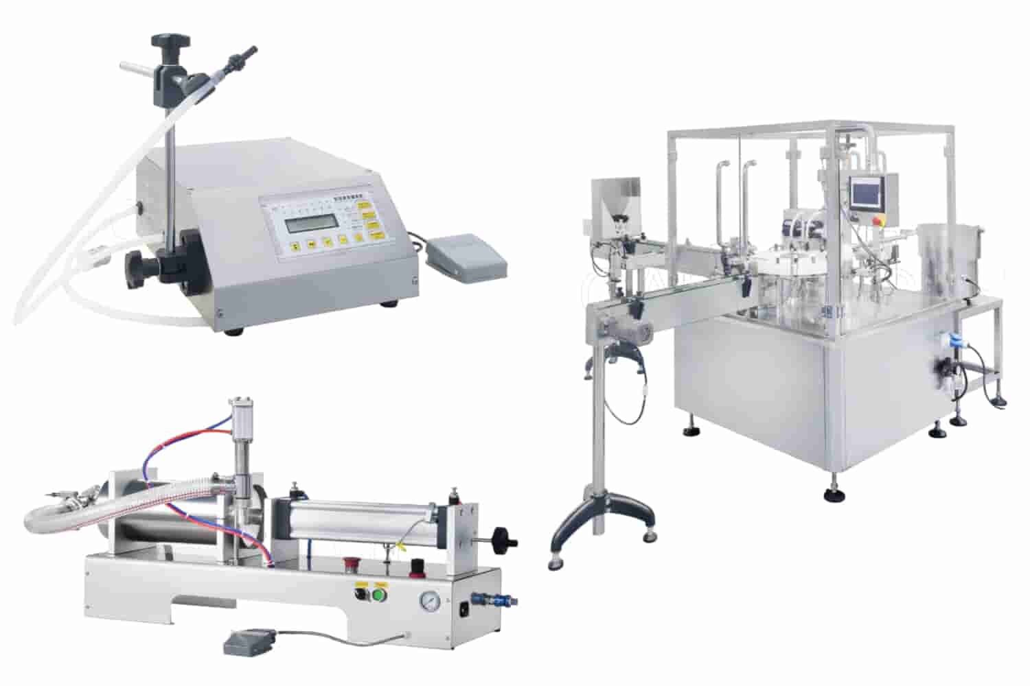 liquid filling machine automation levels